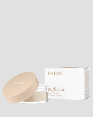 Pó facial Puff Cloud com efeito esbatido suavizante numa cor neutra da Paese - 2