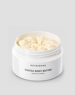 Manteiga de Cacau para o Corpo com Ceramidas, Óleos Naturais e Vitamina E Nutridome - 3