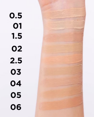 Moisturising Concealing Foundation No. 2.5 almond beige Better Than Perfect Eveline - 2