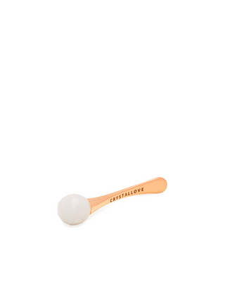 Massajador de olhos 3D com cristal de rocha e aplicador de creme Crystallove - 2