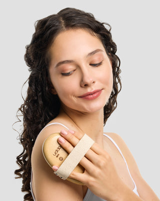 Escova de massagem corporal com cerdas naturais de javali Uddo_3 - 3