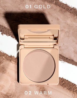 Bronzeador prensado Selfglow 02 Warm com ingredientes activos para o contorno do rosto Paese - 4