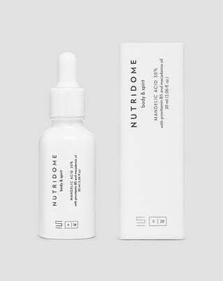 Ácido mandélico 30% sérum facial revitalizante com pró-vitamina b5 e óleo de macadâmia Nutridome - 3