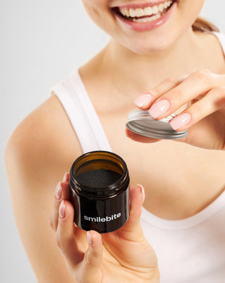 Pó branqueador de dentes com carvão de coco Smilebite - 5