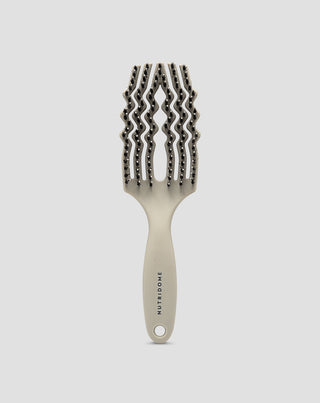 Escova de cabelo com cerdas naturais em cinzento-castanho taupe Nutridome - 1