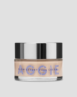 O creme iluminador para pele seca reduz a vermelhidão e dá um efeito Aggie brilhante - 1