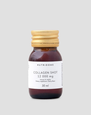 Shot de colágenio líquido 12 000 mg com vitaminas, suplemento alimentar Nutridome 30 ml - 1