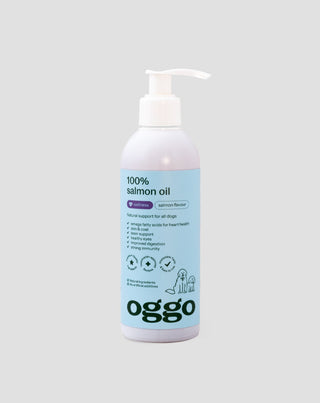 100% Óleo de Salmão alimento complementar para cães para imunidade e energia Oggo 250 ml - 1