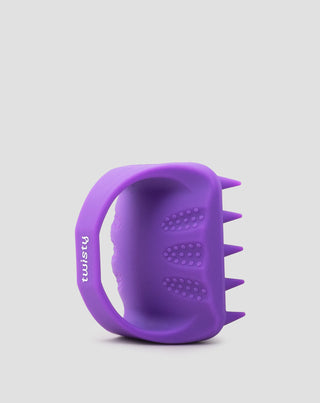 Massajador do couro cabeludo em silicone macio e retorcido para estimular a microcirculação - 1