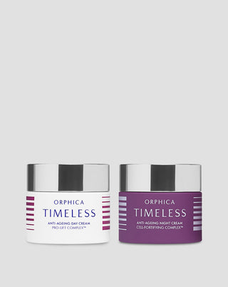 Conjunto de cosméticos para pele madura: creme de dia com filtro SPF 20 e creme de noite Orphica - 1