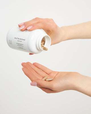 Ashwagandha Ginseng indiano comprimidos para redução do stress Nutridome 180 cápsulas - 2