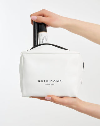 Estojo de toucador espaçoso Nutridome em pele ecológica - 2