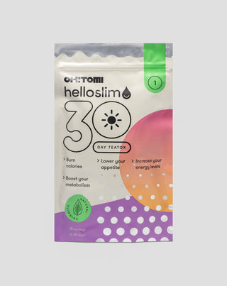 Chá de dia de limpeza desintoxicação do corpo em 30 dias fruta e erva Olá Slim Oh!Tomi - 1