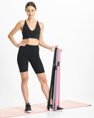 Długie gumy oporowe do ćwiczeń fitness Body Functions 208 cm zestaw 3 szt. - 3