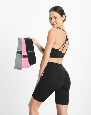 Faixas de resistência curtas para fitness Body Functions 76 cm conjunto de 3. - 2