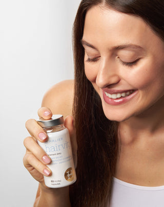 Comprimidos para queda de cabelo e crescimento do cabelo para mulheres Hairvity Halier 60 cápsulas - 3