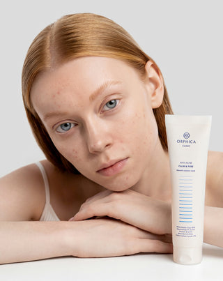Máscara purificante e regeneradora para pele acneica com argila branca Anti-Acne Orphica Clinic 100 ml - 3