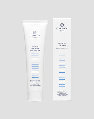 Máscara purificante e regeneradora para pele acneica com argila branca Anti-Acne Orphica Clinic 100 ml - 4