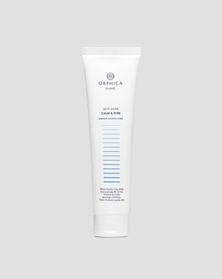 Máscara purificante e regeneradora para pele acneica com argila branca Anti-Acne Orphica Clinic 100 ml - 1