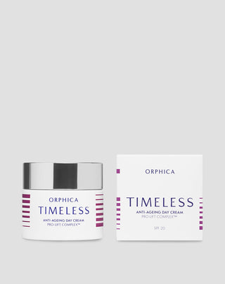 Creme de dia antirrugas com proteção solar FPS 20 para pele 40+ Timeless Orphica - 5
