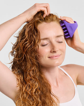 Massajador do couro cabeludo em silicone macio e retorcido para estimular a microcirculação - 3