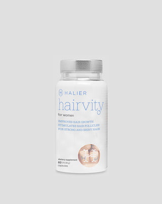 Comprimidos para queda de cabelo e crescimento do cabelo para mulheres Hairvity Halier 60 cápsulas - 1