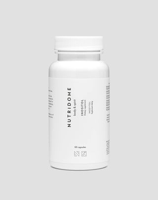 Inositol 1000 mg/dia para redução do açúcar, resistência à insulina e apoio à fertilidade Nutridome 60 unid. - 1