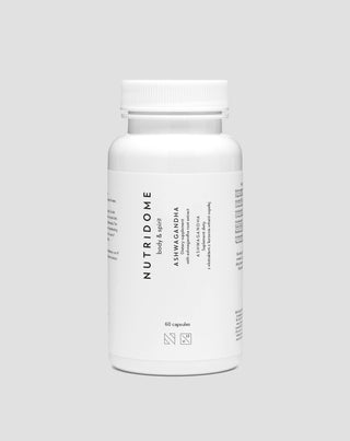 Ashwagandha Ginseng indiano comprimidos para redução do stress Nutridome 60 cápsulas - 1