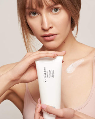 Creme corporal altamente hidratante para peles secas com óleo de linhaça Nutridome - 2