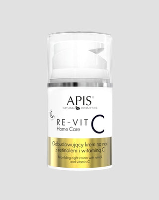 Creme de noite reconstrutivo com retinol e vitamina C Re-Vit C Home Care Apis - 1