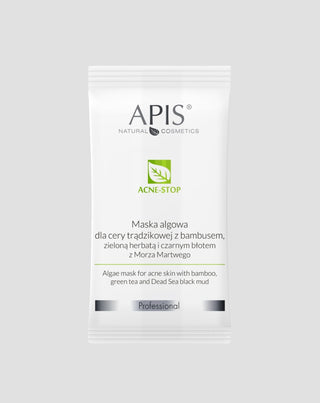 Máscara de algas para peles com tendência acneica com bambu e chá verde Acne-Stop Apis - 1