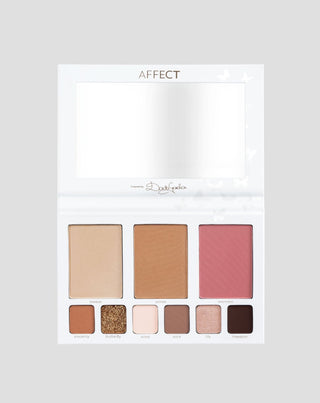 Paleta de blushes e bronzeadores Butterfly Makeup da Affect Professional Cosmetics