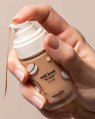 Natural e orgânico Self Love BB cream para o rosto na tonalidade Natural Beige 30 ml Resibo - 2