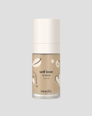 Natural e orgânico Self Love BB cream para o rosto na tonalidade Natural Beige 30 ml Resibo - 1