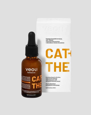 Gotas bronzeadoras transparentes para o rosto e o decote Apanhar o sol Veoli Botanica - 1