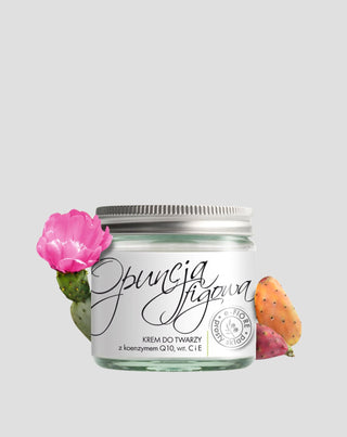 Creme antirrugas com óleo de figo da Índia, coenzima Q10, vit. C e E-Fiore - 1