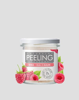 Esfoliante natural de framboesa com manteiga de karité para peles baças E-Fiore - 1