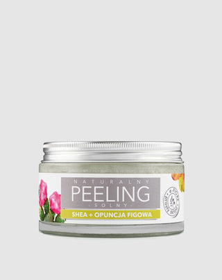 Esfoliante natural à base de sal com manteiga de karité de figo da Índia e vitamina E, fortemente refirmante E-Fiore