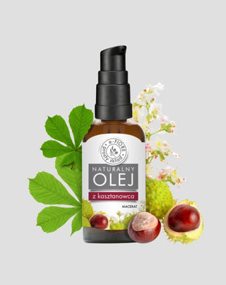 Óleo natural de sementes de castanha (macerado) para reforçar os vasos sanguíneos E-Fiore - 1