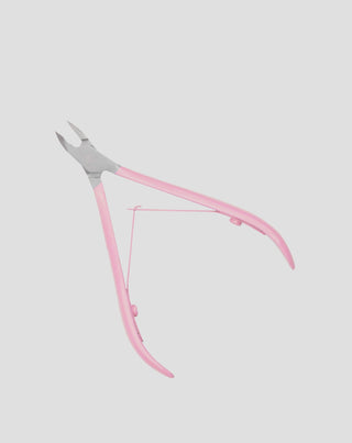 Cortador de cutículas profissional de 5 mm com cabo rosa acetinado You Beauty - 3