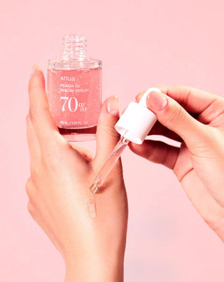 Soro iluminador e suavizante com pêssego e niacinamida Soro de pêssego 70% niacinamida ANUA - 2