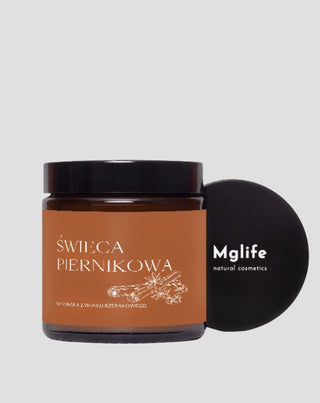 Vela de cera de canola com óleos e pavio 100% algodão Mglife - 3