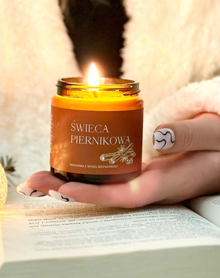 Vela de cera de canola com óleos e pavio 100% algodão Mglife - 2