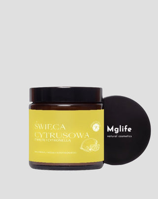 Vela com aroma a limão, menta e citronela Citrus Mglife - 1