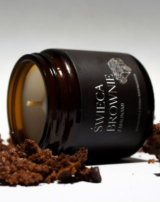 Vela vegana de framboesa com aroma a brownie de framboesa 120 ml MgLife - 2