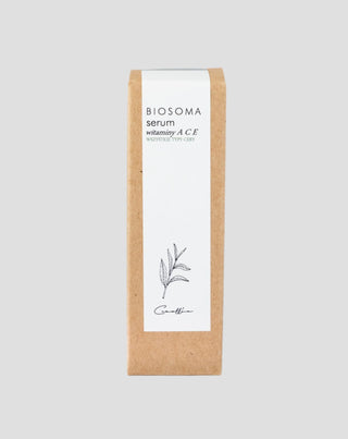 Sérum facial vitaminado ACE para uniformizar o tom da pele, nutrir e suavizar Biosoma - 4