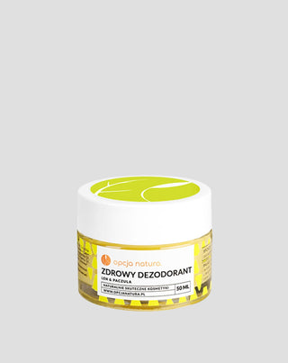 Creme desodorizante natural - desodorizante saudável linho & Patchouli Natura Option - 1