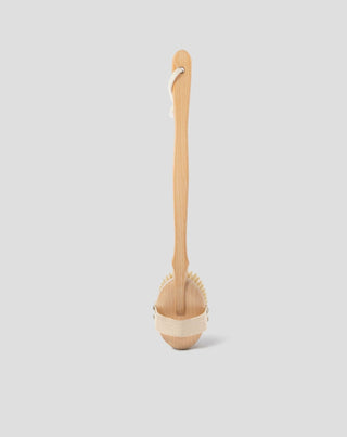 Escova de massagem corporal com madeira de agave, fibra de faia e bastão amovível n.º 2 Hhuumm - 4