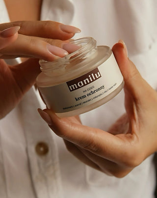 Creme de dia protetor com manteiga de karité, vitamina C e óleo de sementes de framboesa Manilu - 2