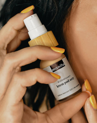 Creme de olhos iluminador de dia e de noite com cafeína e coenzima Q10 Manilu - 3